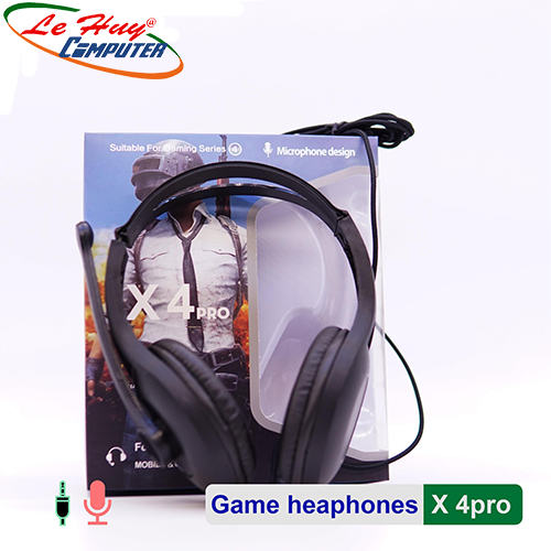 Tai nghe chụp tai X4 Pro Jack 3.5