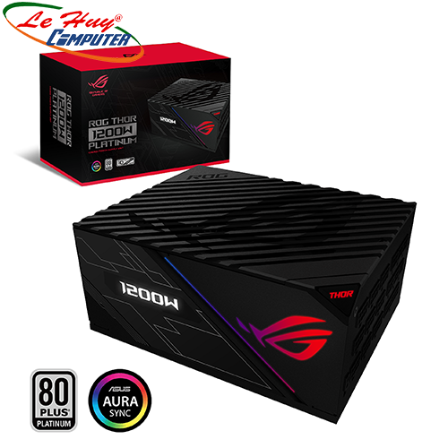 Nguồn máy tính ASUS ROG Thor 1200 80 Plus Platium Certified 1200W Fully-Modular RGB