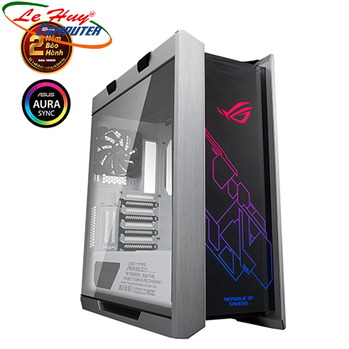 Vỏ Máy Tính ASUS ROG Helios GX601 White Edition (Sẵn 4 FAN)
