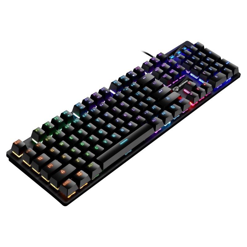 Bàn phím cơ Divipard Ak911 Led 7 màu RGB