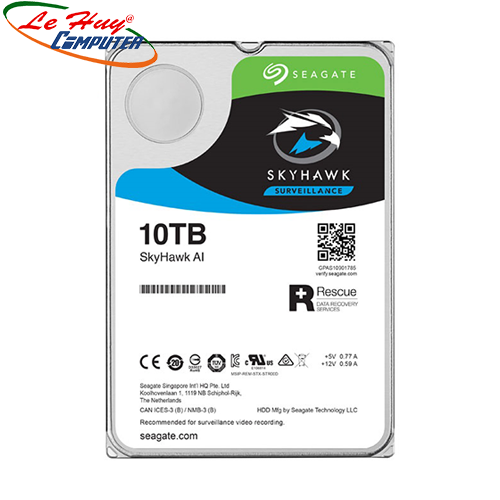 Ổ cứng HDD Seagate SkyHawk AI 10TB 7200rpm Sata 3.5