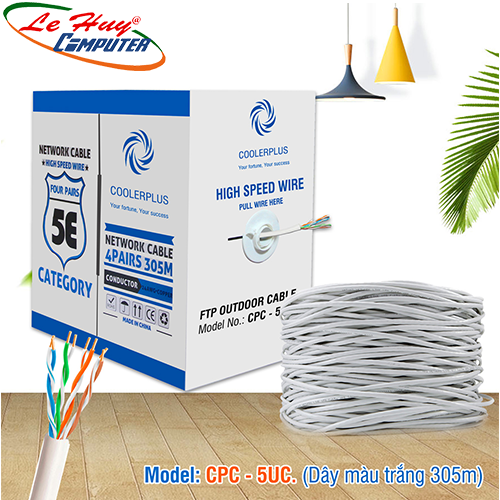 Cáp mạng COOLERPLUS CAT5 CPC 5UC