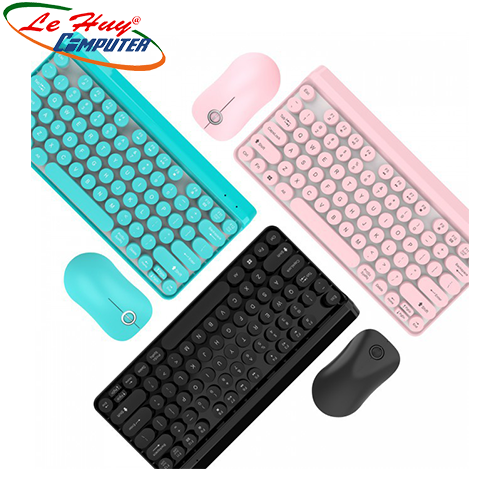 Combo Phím Chuột Không Dây COOLERPLUS PUNK