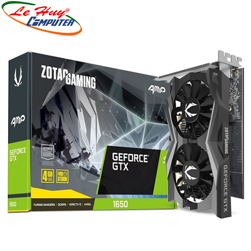 Card Màn Hình - VGA ZOTAC GAMING GeForce GTX 1650 AMP 4GB DDR6