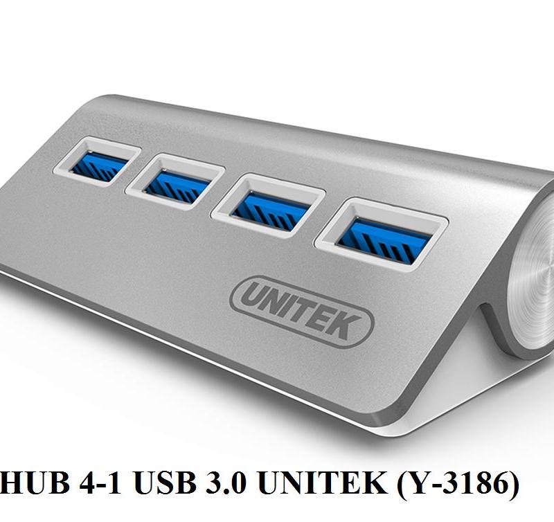Hub Chia USB 4 Cổng Chuẩn 3.0 Unitek Y3186