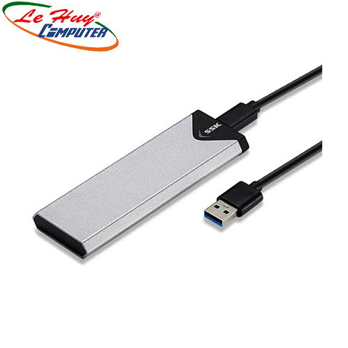 Box Chuyển SSD M2 Sata Sang Ổ Cứng Di Động SSK SHE-C320 Chuẩn 3.0 Hỗ Trợ Đến 5Gbps