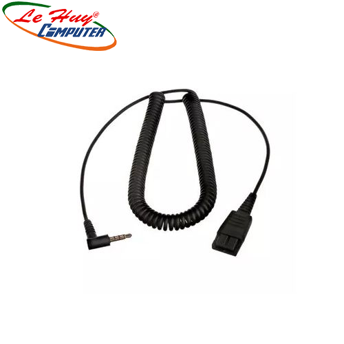 Cáp Jabra PC cord QD to 1x3.5mm Coiled 2 meters