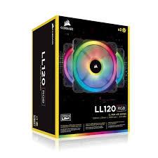 BỘ Fan Case Cosair LL120 RGB ( 3 fan + HUB)