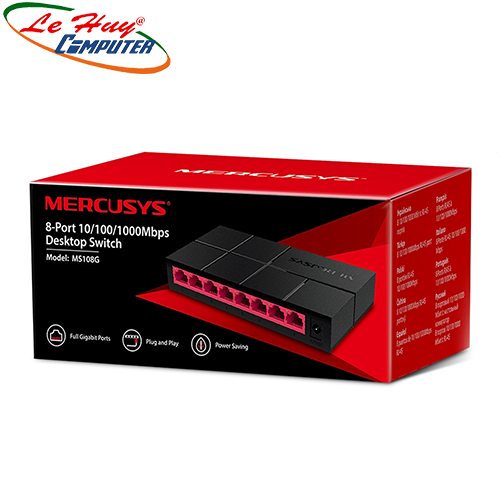 Thiết bị chuyển mạch Switch Mercusys MS108G