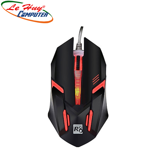 Chuột máy tính Gaming R8 1602 Đèn LED Đa Màu (Đen)
