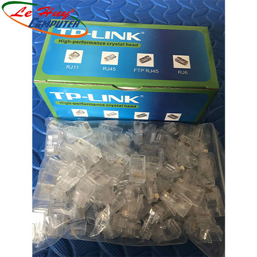 Hạt mạng RJ45 TPLink CAT5 UTP 1 hộp 100 đầu hạt