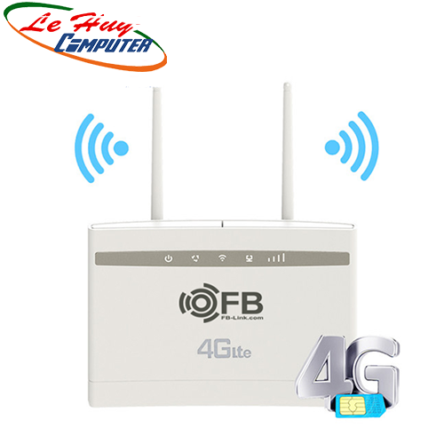 Bộ phát WIFI 4G LTE FB-LINK CPE-V01 (2 ANTEN - CHUYÊN DÙNG XE KHÁCH - 32 USER - 3 PORT)