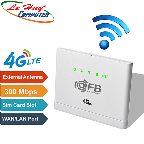 Bộ phát Wifi 4G LTE FB-Link CPE-V08 (Chuyên dùng xe khách - 32 user - 2 port)