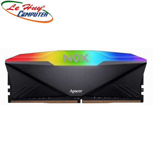 Ram Máy Tính Apacer OC NOX RGB AURA 2 Black 8GB DDR4 3200Mhz (AH4U08G32C28YNBAA-1)