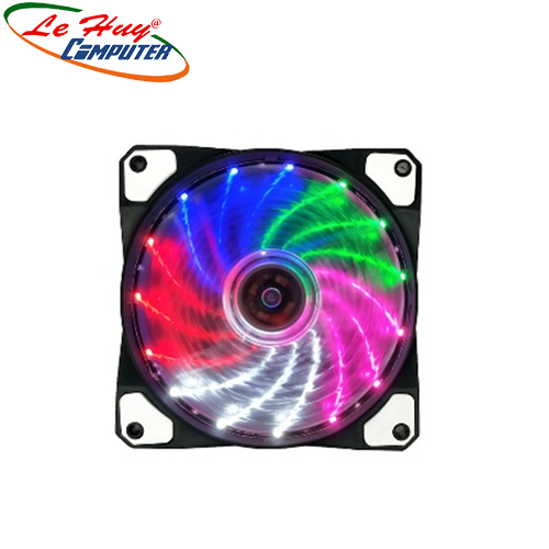 Fan case Golden Field 12cm LED Rainbow