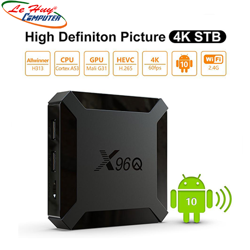 TIVI Box ALLWINNER X96Q H313 RAM 2GB/16GB/4K Android10
