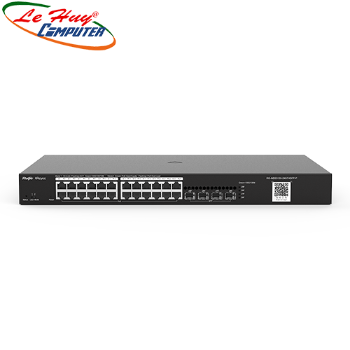 Thiết bị chuyển mạch Switch RUIJIE RG-NBS3100-24GT4SFP-P 24-Port Gigabit L2 Managed POE