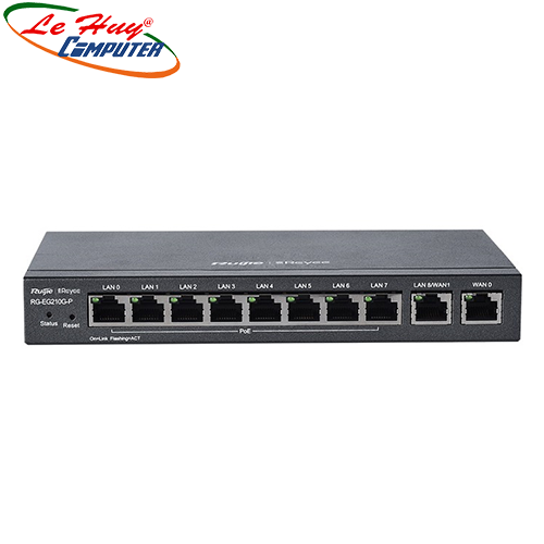 Thiết bị chuyển mạch Switch RUIJIE RG-EG210G-P 10-port Gigabit Cloud Managed