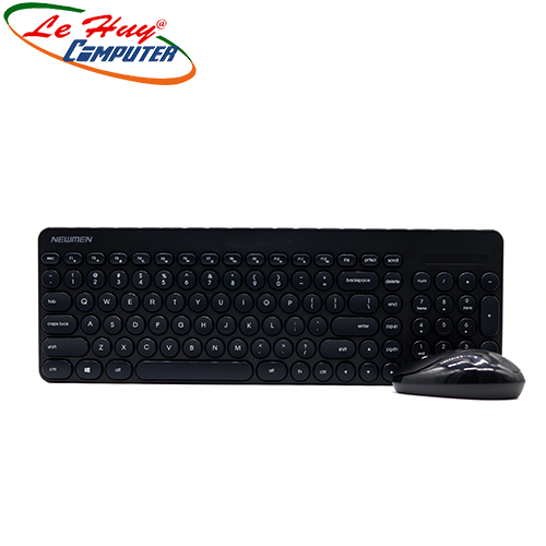 Combo Phím Chuột Không Dây NEWMEN K929 (Đen/Trắng)