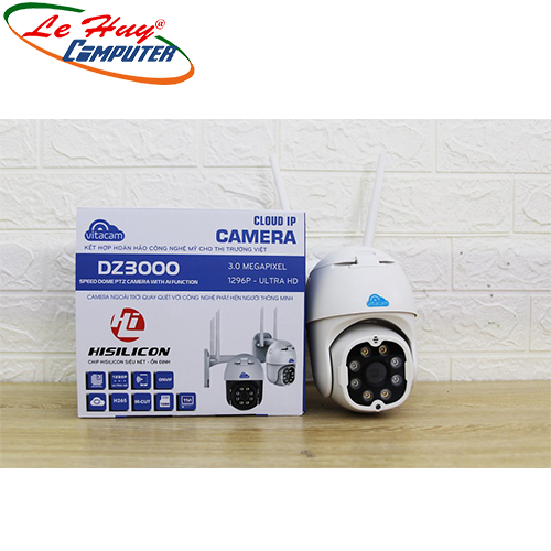 Camera PTZ VITACAM DZ3000 - 3.0Mpx độ phân giải 1296P Ultra HD siêu nét