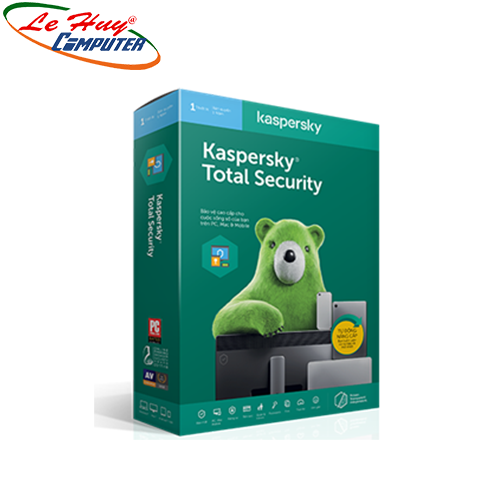 Phần mềm diệt virus Kaspersky Total Security (1 PC, 1 Năm)