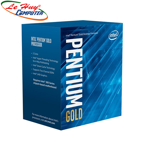 CPU Intel Pentium Gold G5400 (3.7GHz, 2 nhân 4 luồng, 4MB Cache, 58W) Box Chính Hãng