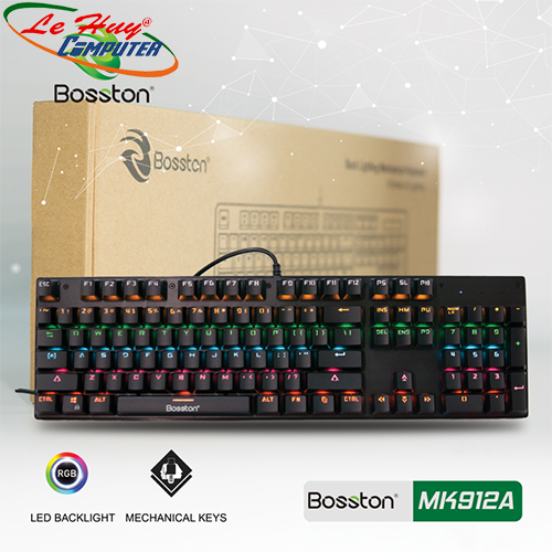 Bàn phím cơ Bosston MK912A LED RGB