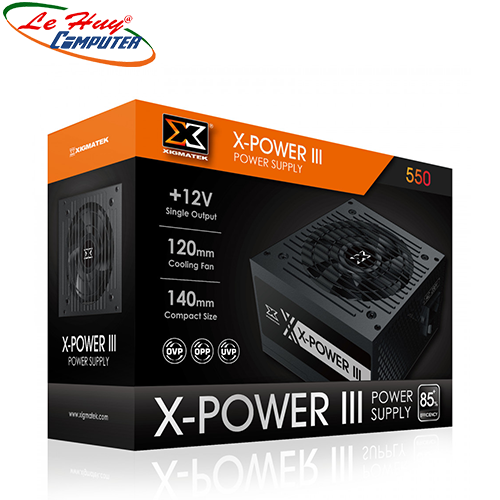 Nguồn máy tính XIGMATEK X-POWER III 550 - 500W EN45983 - Vat 675k