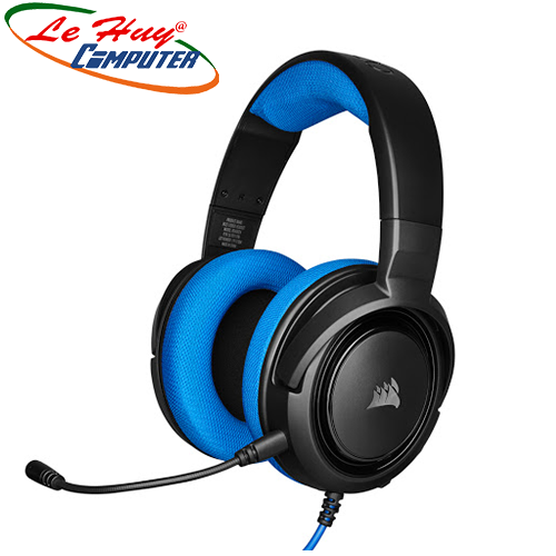 Tai nghe Corsair HS35 Stereo Blue (CA-9011196-AP)