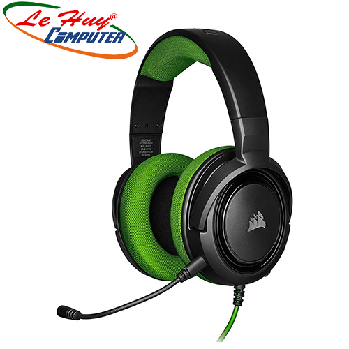 Tai nghe Corsair HS35 Stereo Green (CA-9011197-AP)