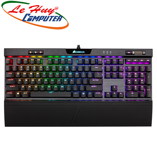 Bàn phím cơ Corsair K70 RGB MK.2 Low Profile MX Speed (CH-9109018-NA)