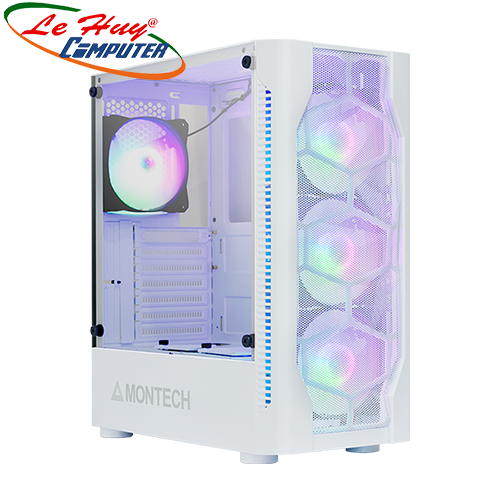Vỏ Máy Tính Montech X1 White ( Kèm 3 Fan trước và 1 Fan sau)