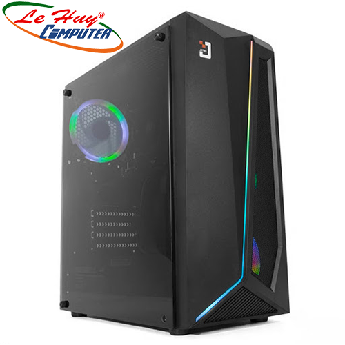Vỏ máy tính Jetek G9321B (No Fan) Led RGB