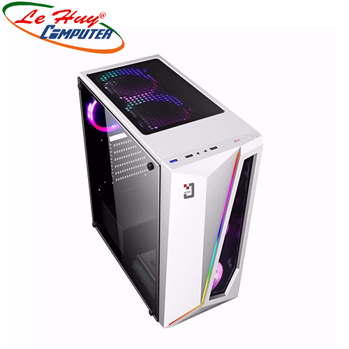 Vỏ máy tính Jetek G9321W (No Fan) Led RGB