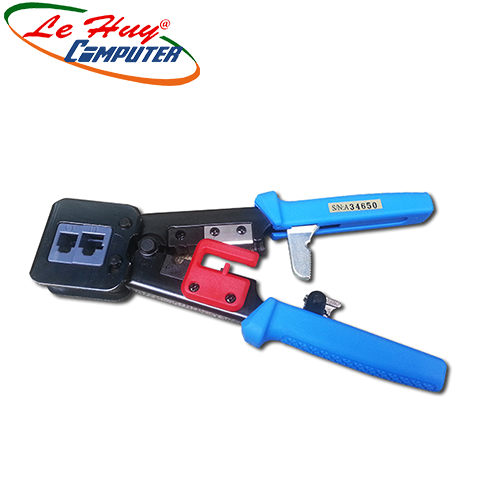 Kềm bấm dây mạng DINTEK CỘNG LỰC RJ11 + RJ12 + RJ45 (6102-01002)