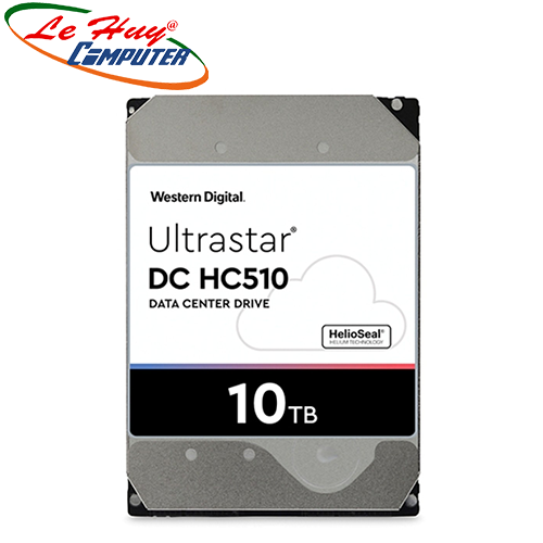 Ổ Cứng HDD ENTERPRISE WD Ultrastar DC HC510 10Tb 3.5Inch 7200rpm 6Gbs SATA 256MB - HUH721010ALE604