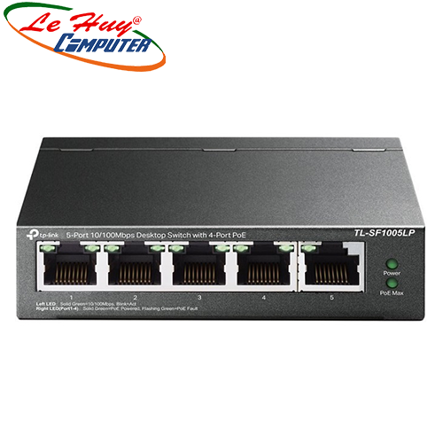 Thiết bị chuyển mạch Switch TP-Link TL-SF1005LP 5-Port 10/100Mbps with 4-port PoE