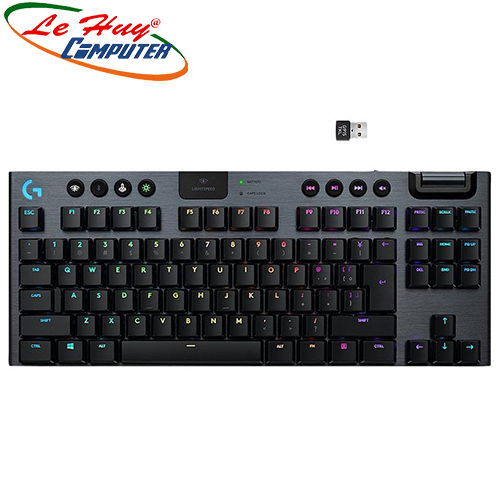 Bàn phím cơ không dây Logitech G913 TKL Lightspeed RGB