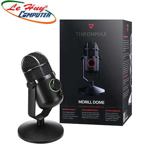 Microphone Thronmax Mdrill Dome M3 JET Black
