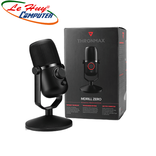 Microphone Thronmax Mdrill ZeroPlus M4 Plus Jet Black