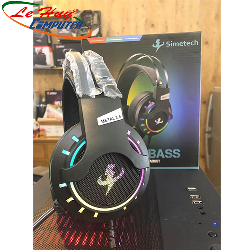 Tai nghe SIMETECH METAL SUPER BASS 7.1 Jack 3.5