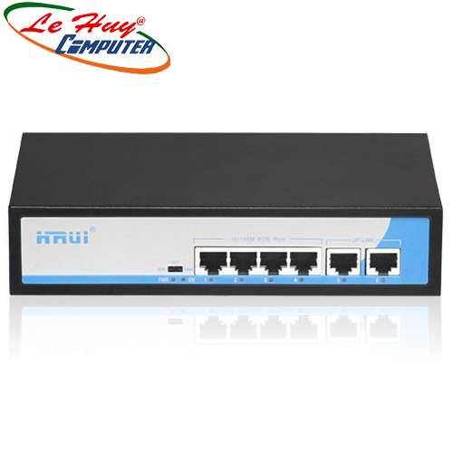 Thiết bị chuyển mạch Switch POE Hrui 4 Port HR902-AF-42N