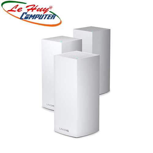 Thiết bị mạng - Router Linksys VELOP MX12600-AH TRI-BAND AX4200 INTELLIGENT MESH WIFI SYSTEM WIFI 6 MU-MIMO SYSTEM 3-PK