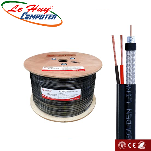 Cáp Camera Goldenlink RG59/U+2C - Sợi 10m