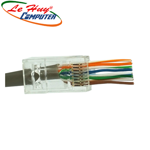 Đầu bấm dây mạng RJ45 Dintek CAT6 UTP EZI-PLUG