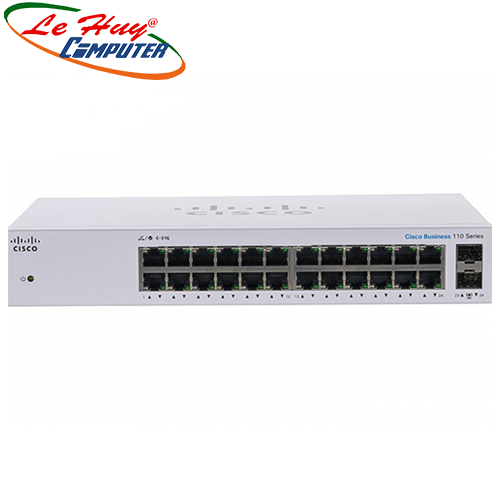 Thiết bị chuyển mạch Switch CISCO CBS110-24T-EU 24-port GE, 2x1G SFP Shared