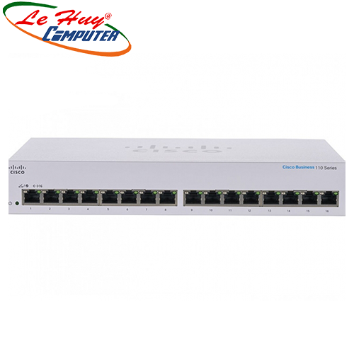 Thiết bị chuyển mạch Switch CISCO CBS110-16T-EU 16-port GE