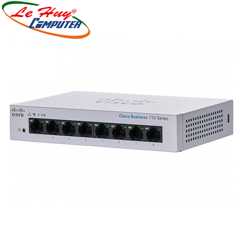 Thiết bị chuyển mạch Switch CISCO CBS110-8T-D-EU Unmanaged 8-port GE