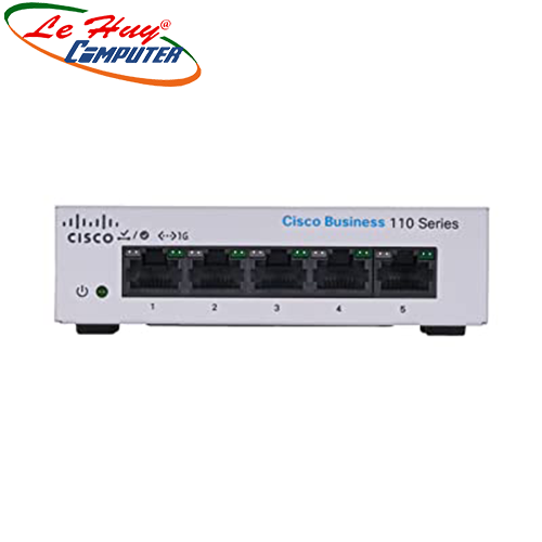 Thiết bị chuyển mạch Switch CISCO CBS110-5T-D-EU Unmanaged 5-port GE