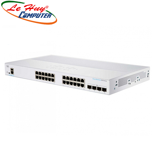 Thiết bị chuyển mạch Switch CISCO CBS350-24T-4X-EU Managed 24-port GE, 4x10G SFP+